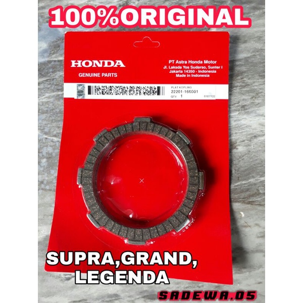 ORIGINAL AHM kampas kopling GRAND, SUPRA,LEGENDA, gl seris