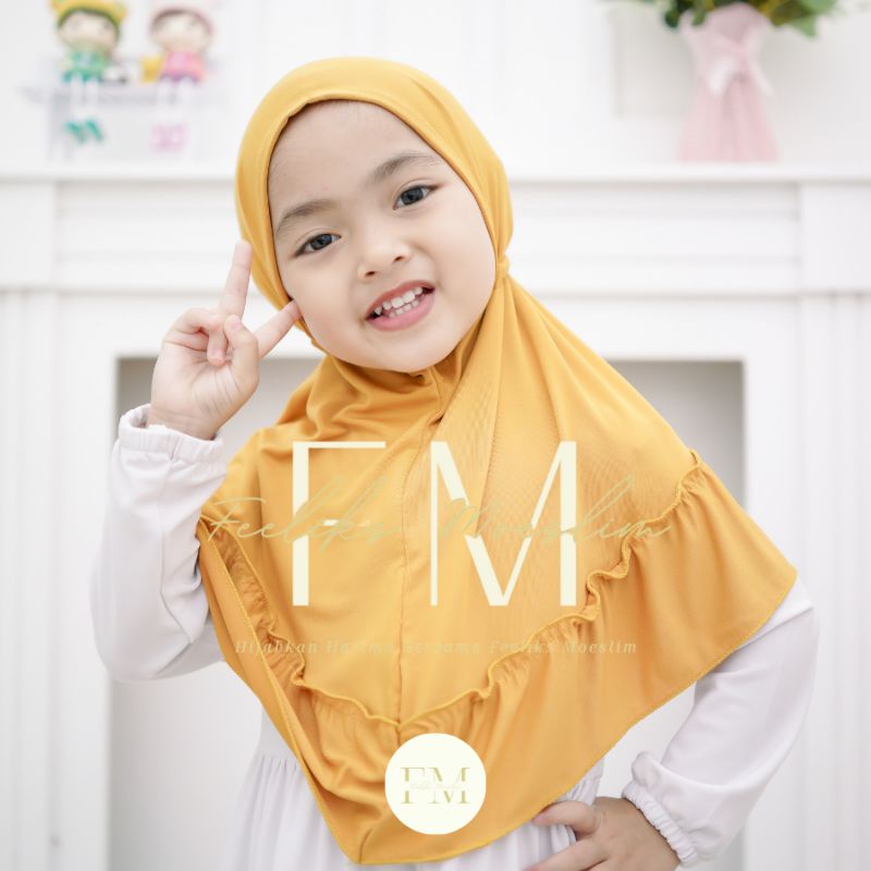 Hijab Anak Monalisa / Hijab nyaman lucu murah kualitas PREMIUM