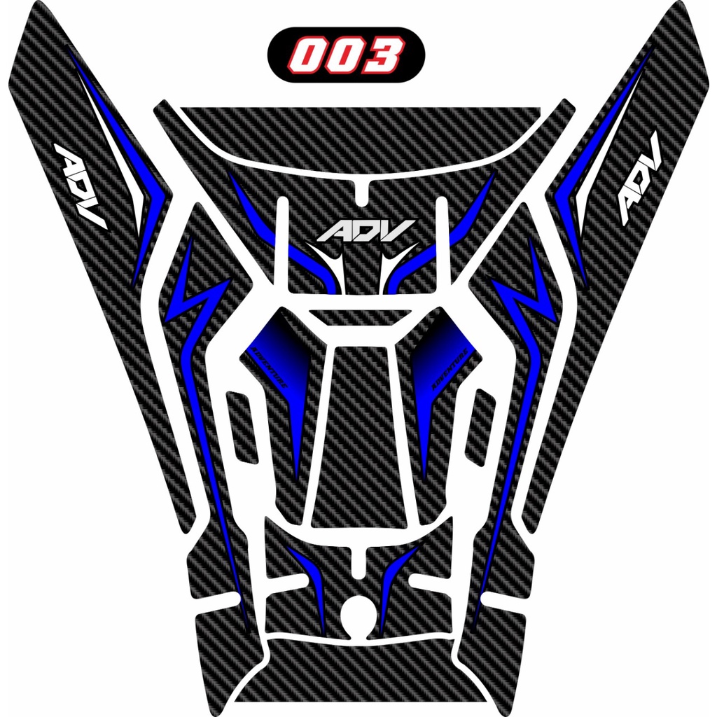 Stiker Tankpad Motor ADV Fullset+Samping