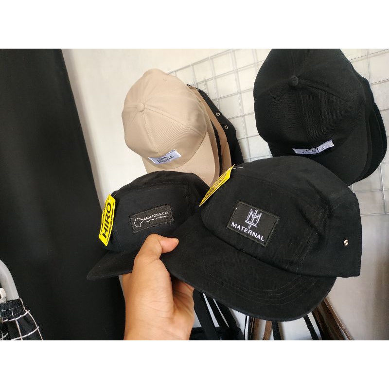 Topi 5 Panel Distro Topi Lima Panel Topi Distro Depan Lurus