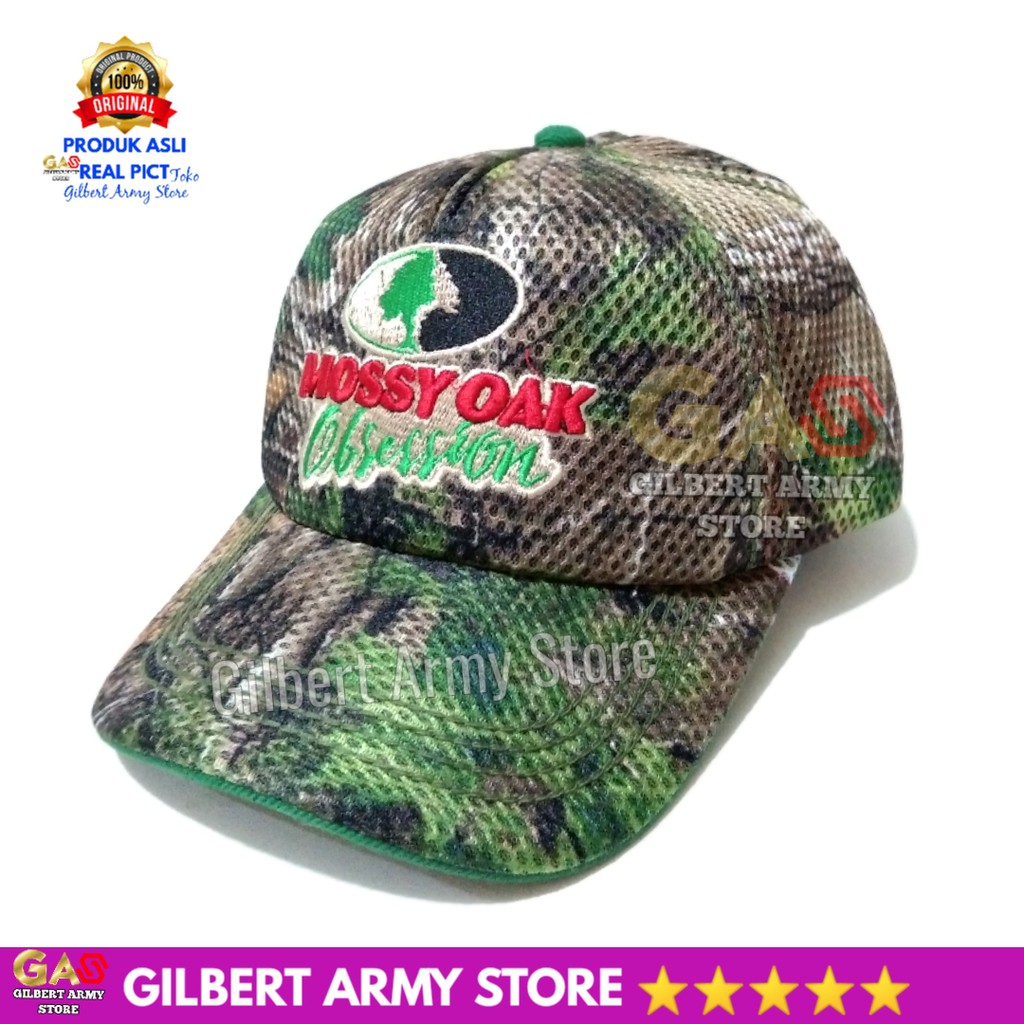 Topi remington Camo Jaring Hunting Berburu Gilbert Army Store Grosir Murah Topi Pria Terbaru Loreng