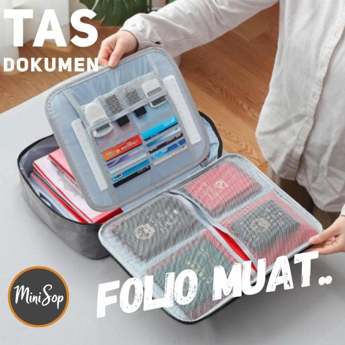 

PROMO Tas Dokumen Anti Air 3 Digit Angka Kunci / Tas Travel Document Bag
