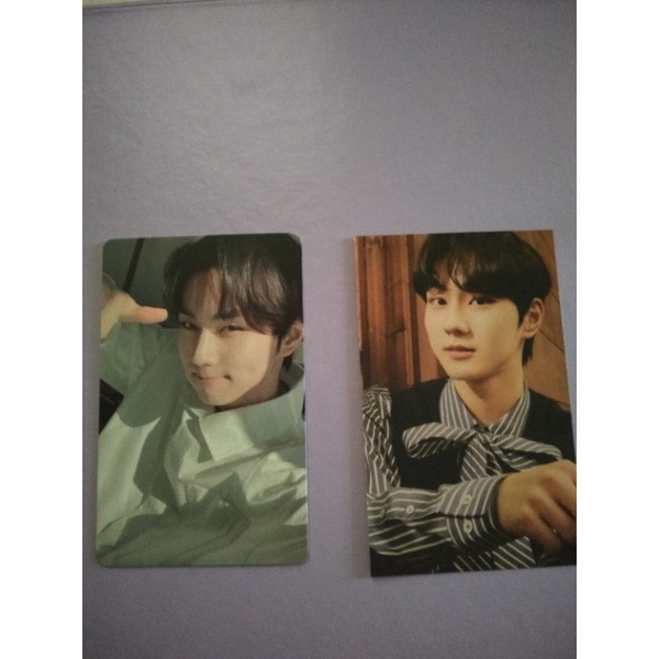 [BOOKED] JUNGWON SILAU/SOLJACK PUTIH + Tranding Card Jungwon