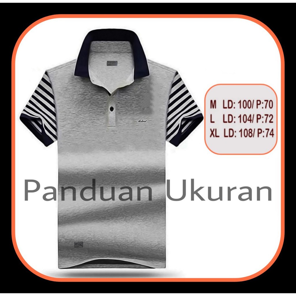 Polo Shirt Premium - Kaos Kerah Premium Original Levin Black - Kaos