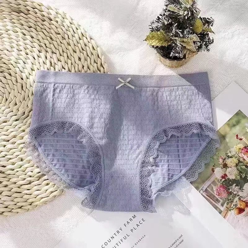 [ LINGERIE MASTER ] - (C-23) Celana dalam Wanita Bahan Katun CD Seamless Pakaian Dalam Wanita-C-23 Biru
