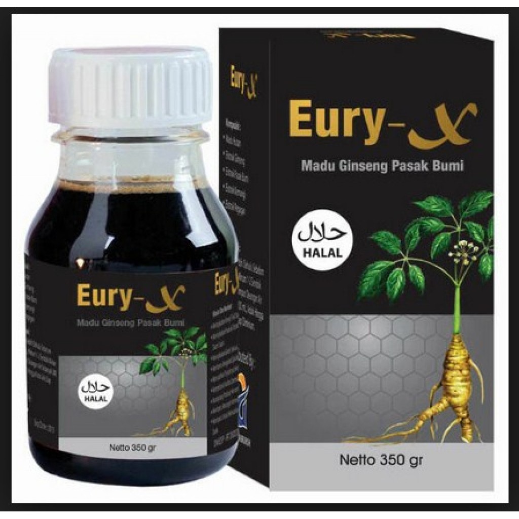 Madu Eury X Madu Ginseng Pasak Bumi Madu penyubur Pria isi 350 gr