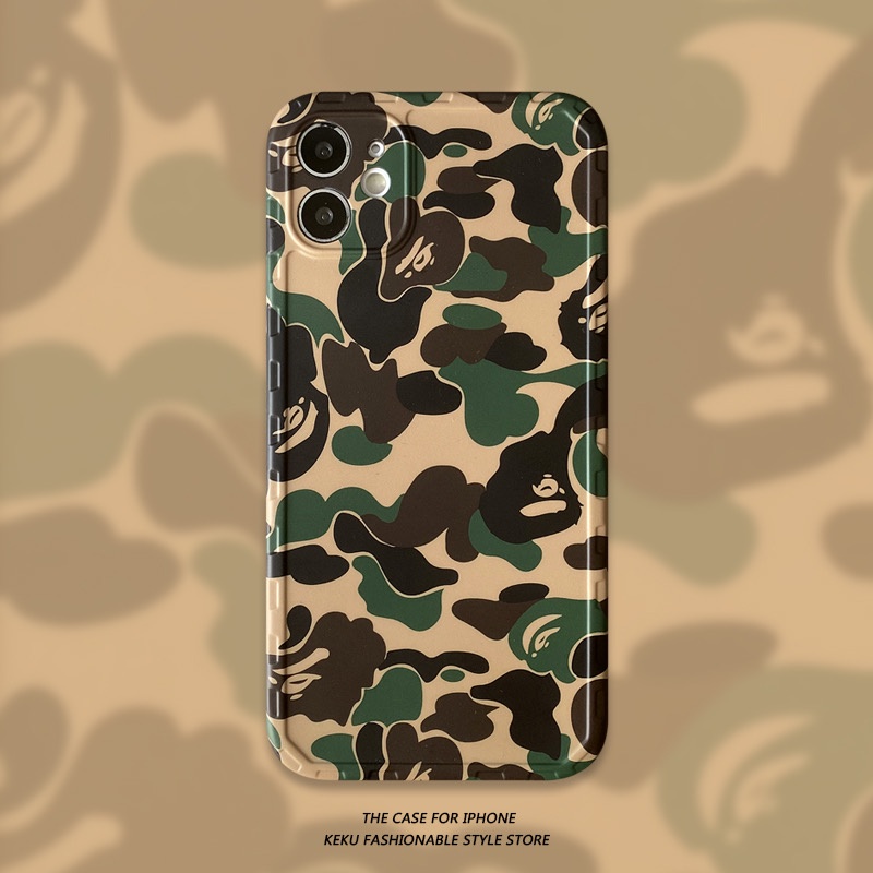 Bape Army iPhone Case for iPhone 7 8 plus x xs xr 11 12 pro max mini