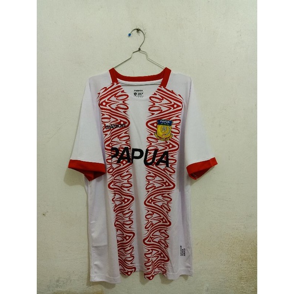 Jersey Papua Away PON 2020 2021 Cabor Futsal Original Ghanior Ardiansyah Runtuboy