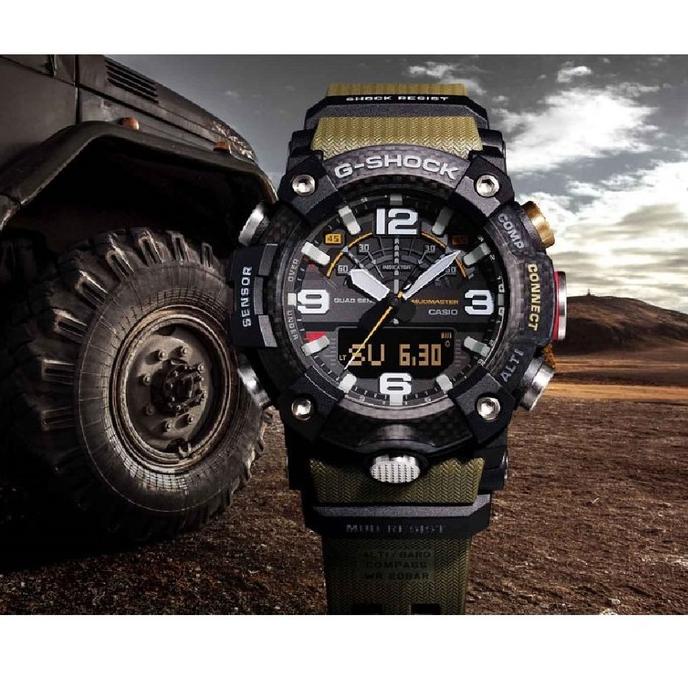 JAM TANGAN PRIA CASIO G-SHOCK GG-B100-1A3 MUDMASTER ORIGINAL GGB100