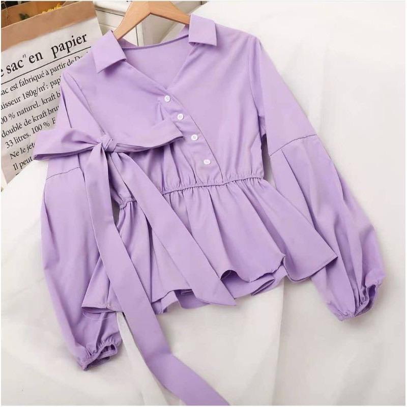 TIARA BLOUSE // BLOUSE WANITA KERUT SAMPING