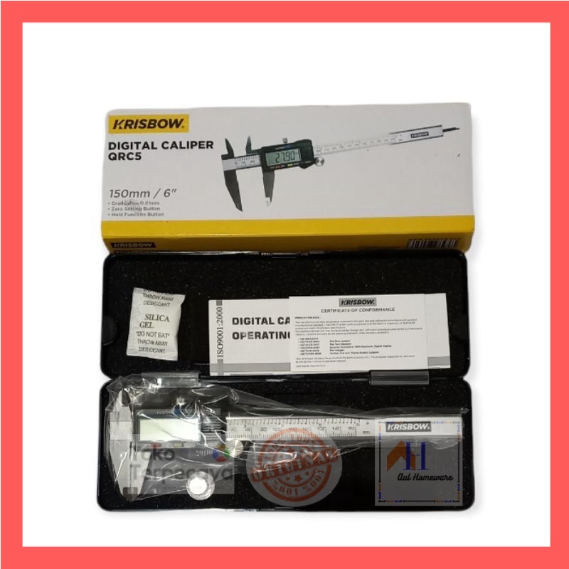 Jual SIGMAT DIGITAL KRISBOW / DIGITAL CALIPER 150MM/6IN 0.01MM