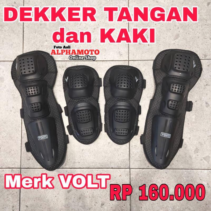 deker voltz siku tangan lutut kaki pelindung dekker pelindung motor sepeda cross trail touring