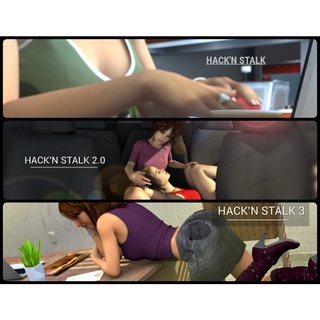 Hack'n Stalk Games Series - Ero RPG Visual Novel Digital PC Game