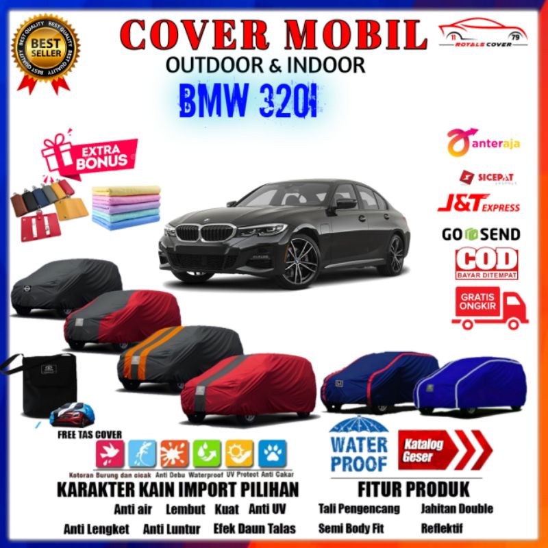 Cover Mobil Sedan BMW 320i / Sarung Mobil BMW 320i / Mantel Penutup Pelindung Selimut Outdoor