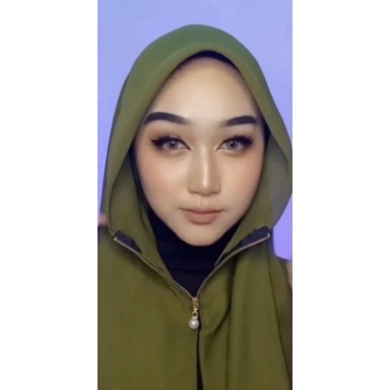 Hijab Segi Empat Simple// Hijab segi empat resleting//hijab zipper