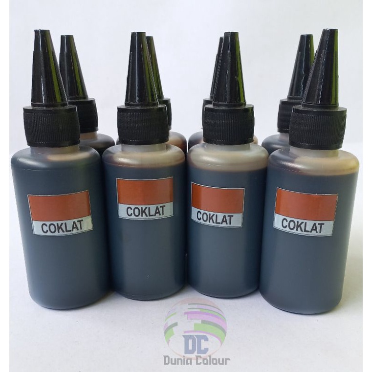 

Tinta Stampel Flash Warna Coklat 100ML