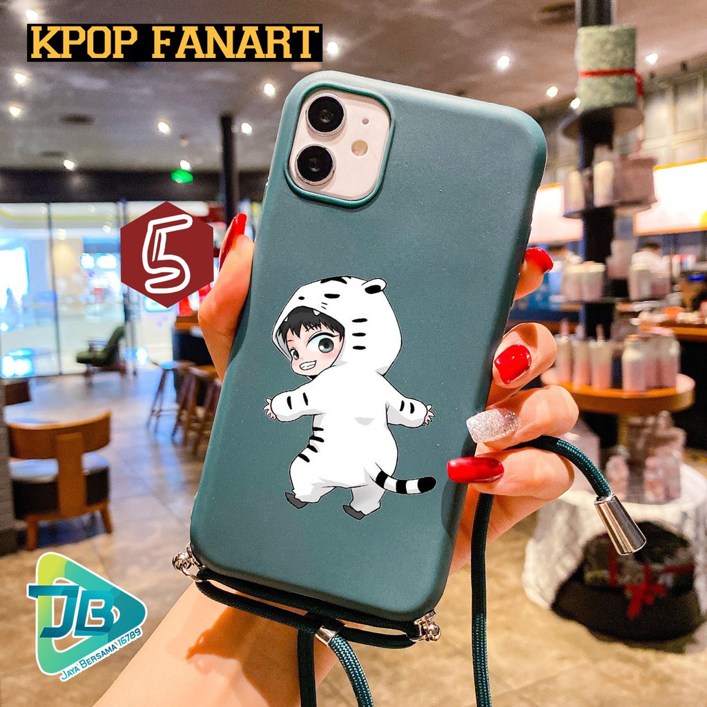 SOFTCASE SLINGCASE TALI LANYARD CANDY KPOP OPPO VIVO XIAOMI SAMSUNG REALME IPHONE ALL TYPE JB4658