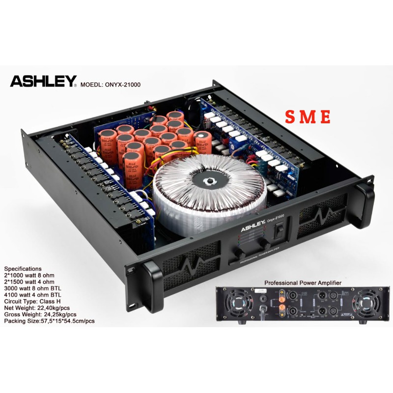 Power Amplifier ASHLEY Onyx 21000