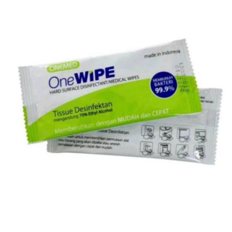 One Med One Wipe Tissue Disinfectan