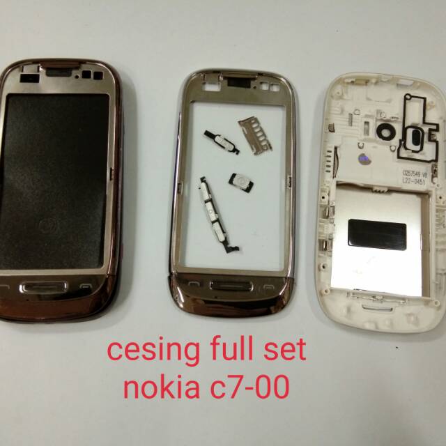 Casing Nokia C700 casing original Nokia C700 full set