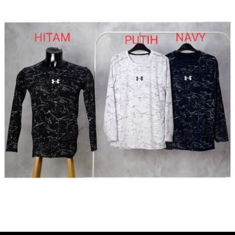Baju Sport Pria | Kaos Pria Gym Lengan Panjang