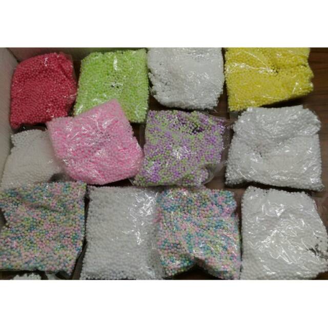 Styrofoam bola gabus mini sterofoam isi boneka dan sofa