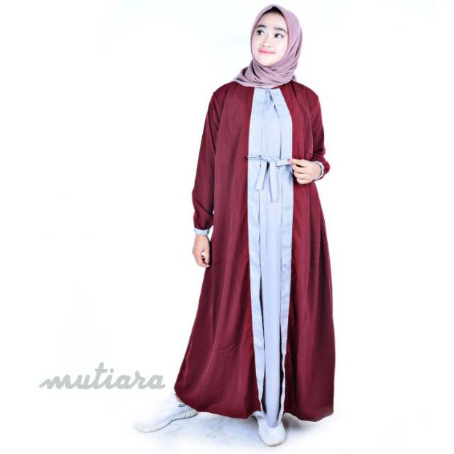 Gamis syabian Gamis syar'i gamis maroon