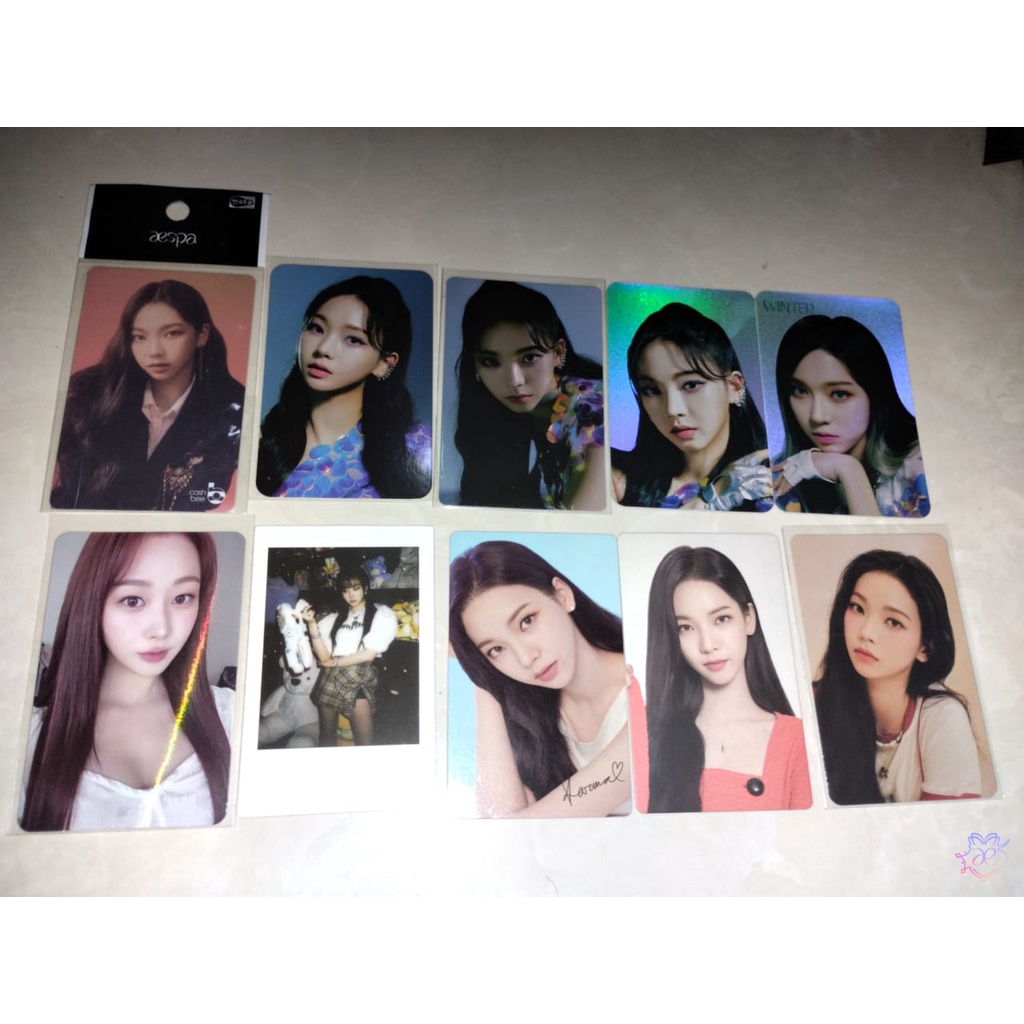 officialaespa photocard KARINA NEXT LEVEL SAVAGE HOLO FOREVER CASHBEE giselle clio polaroid hottrack