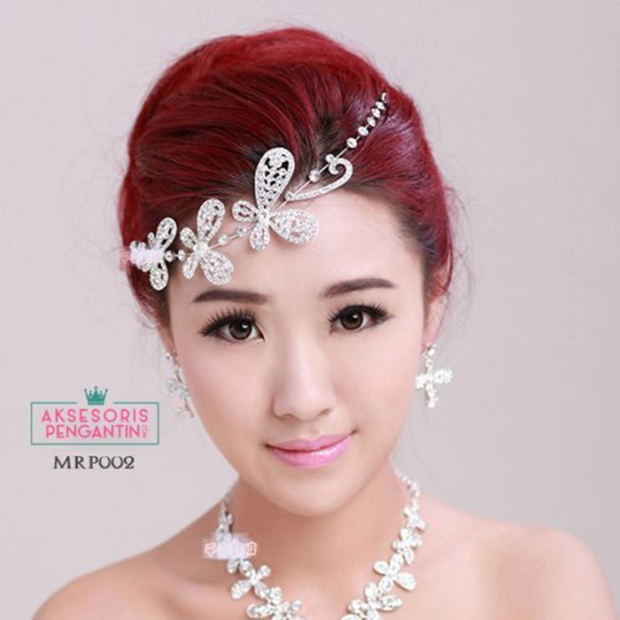 [PRODUK TERLARIS] TIARA HIJAB HEADPIECE WEDDING AKSESORIS RAMBUT PREMIUM MRP002