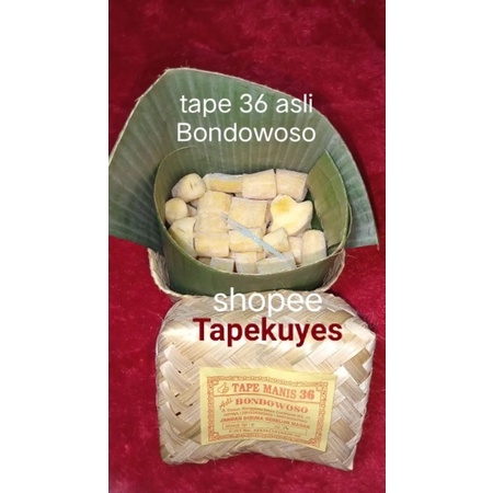 

Tape Manis 36 asli bondowoso (tanpa serat) 1kg