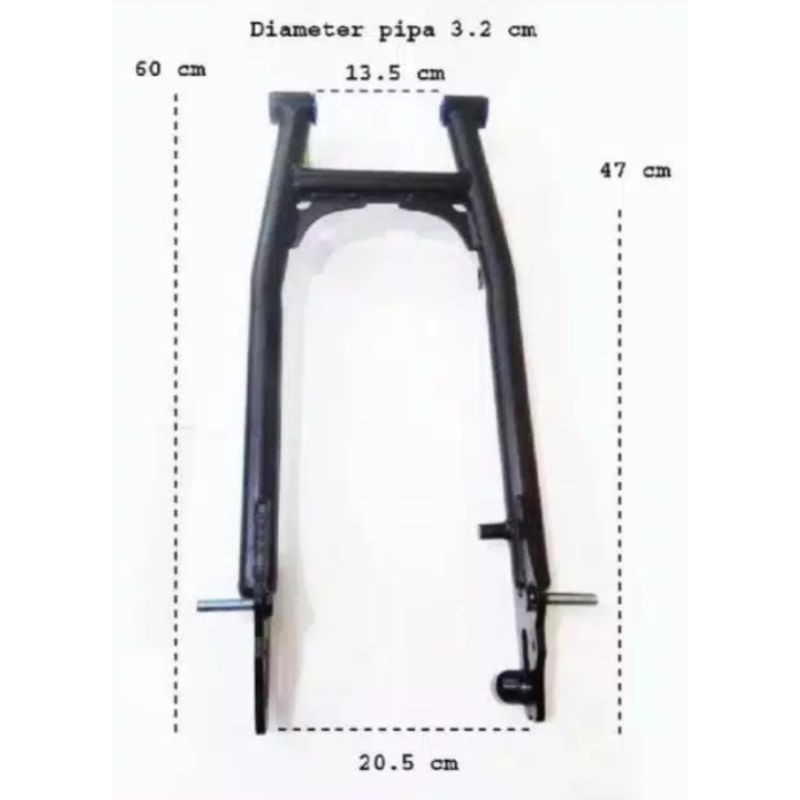 Swing Arm Arem custom Tiger Tiger Revo GL bulat Fiz r Scorpio