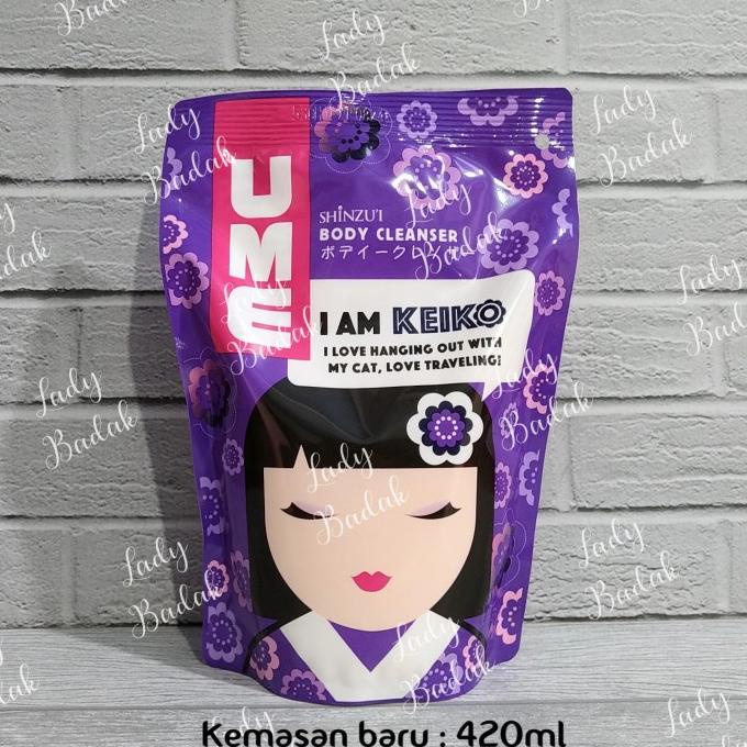 [COD] Shinzui Shinzu'i Ume Keiko Body Wash Sabun Cair Refill 450 ml KOMPLIT Kode 1472