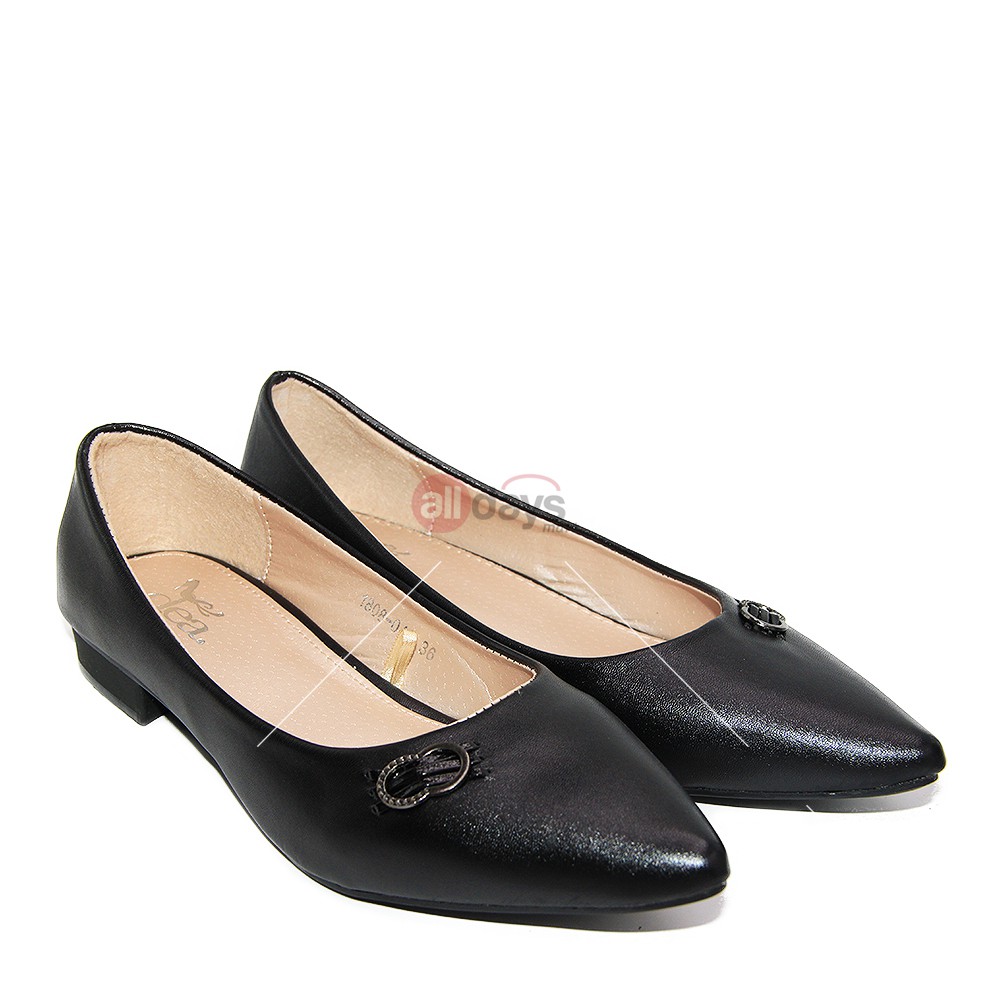 Dea Sepatu Flat Wanita Size 36-41 Black