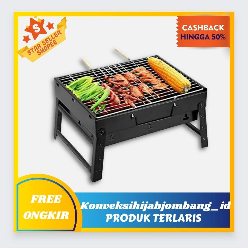 Panggangan Portable Grill Pan Smokeless BBQ Grill Pan Kompor High Quality Grill Plate Ultra Grill Al