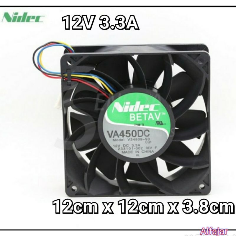 FAN High Speed 12cm Delta Antminer DC 12V