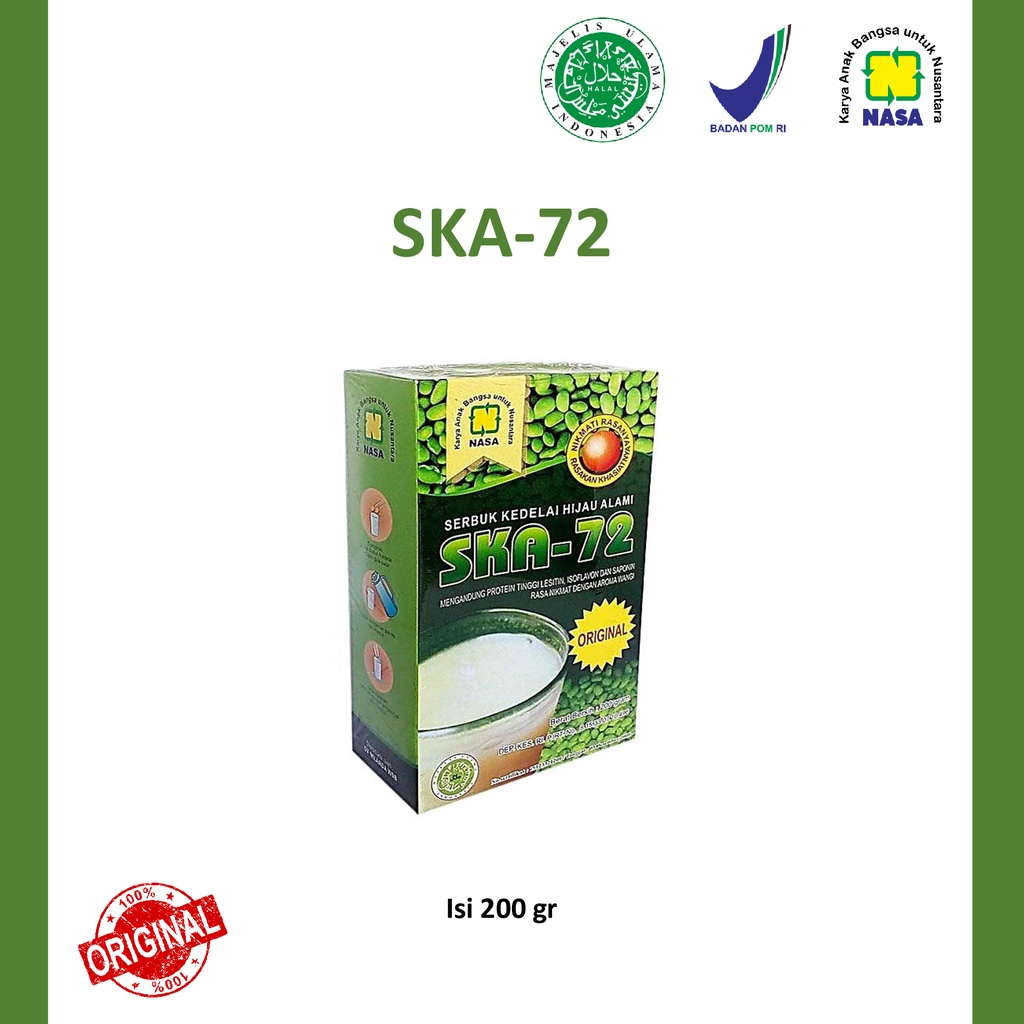 

SKA-72 Serbuk Kedelai | Minuman dari olahan kedelai hijau alami untuk mencukupi gizi harian