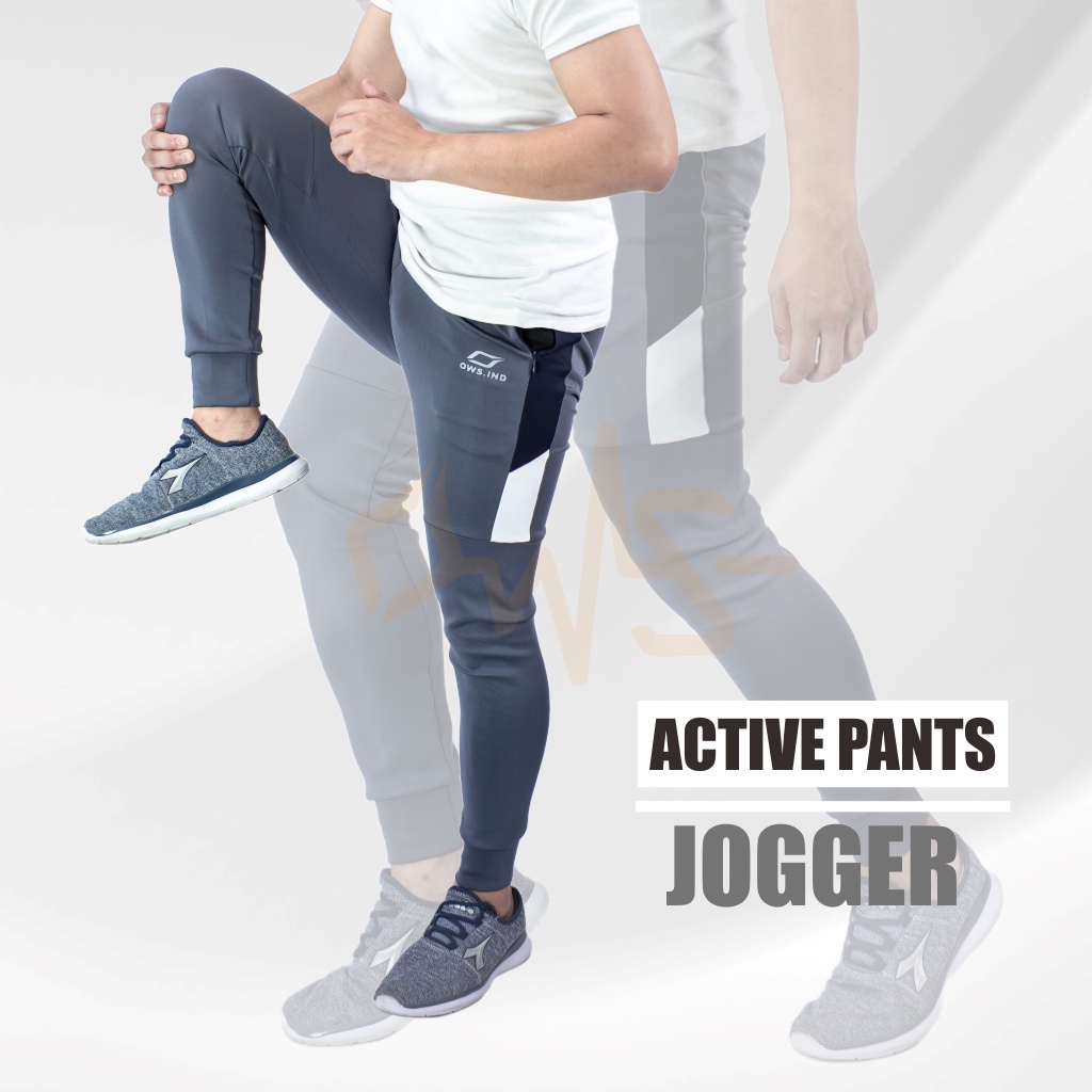 Jogger Pants Pria Wanita / Celana olahraga Lari / Celana Running
