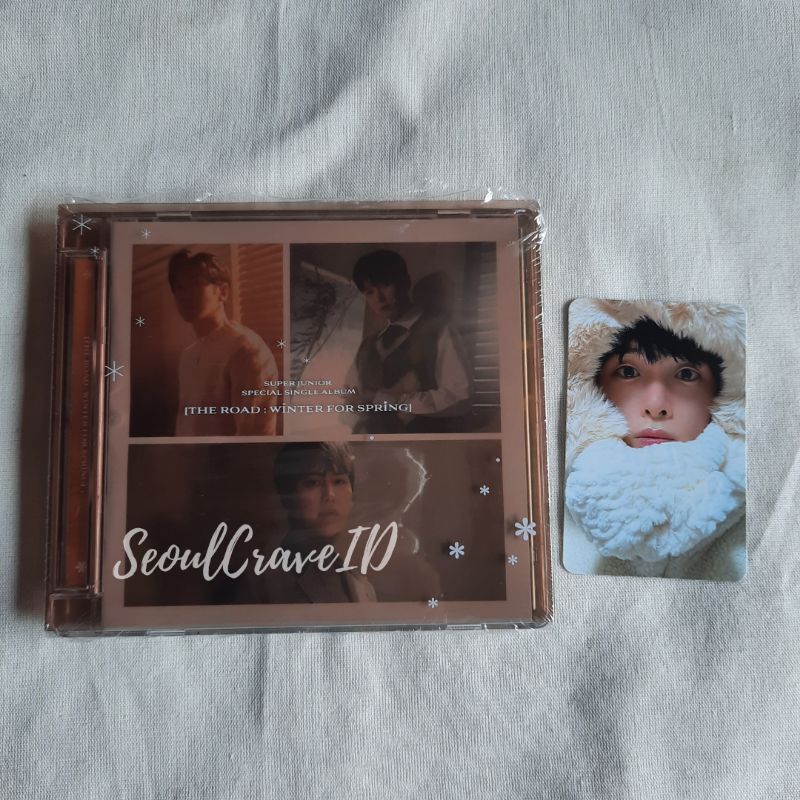 Album Super Junior Callin' Unsealed fullset PC Ryeowook album suju unsealed photocard ryeowook
