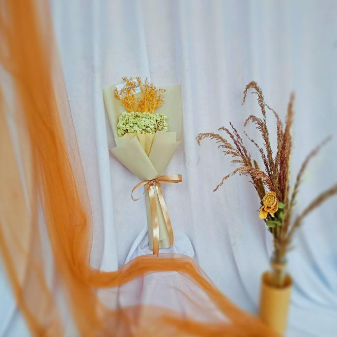 Open Ds] Buket Bunga Edelweis B-Two Medium Choco / Anniversary / Gift