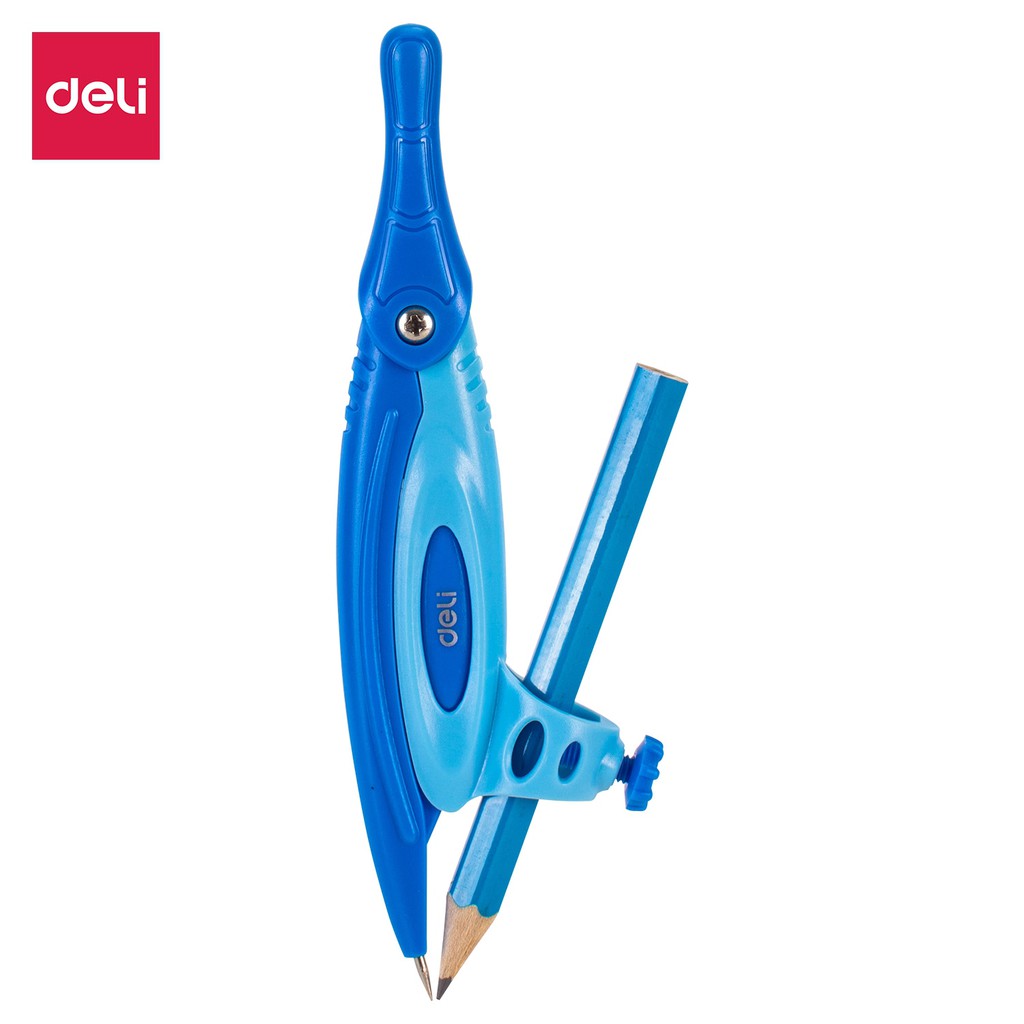 

Deli Jangka Sekolah dengan pensil mekanik bahan ABS berkualitas mudah dibawa nyaman dipakai EG20102