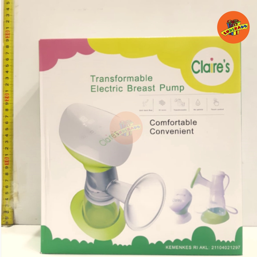 CLAIRE'S TRANSFORMABLE ELECTRIC BREAST PUMP - Pompa Asi Elektrik