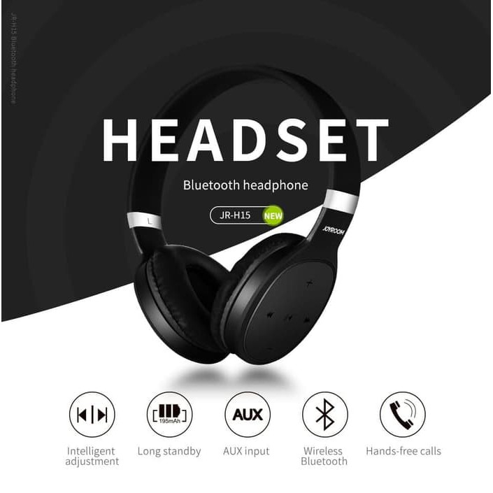 Joyroom JR-H15 bluetooth headphone BLACK