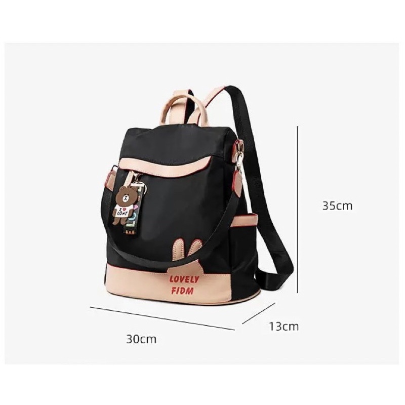 Tas Ransel Wanita Tas Cewek Sekolah Travel Small Backpack RC 111