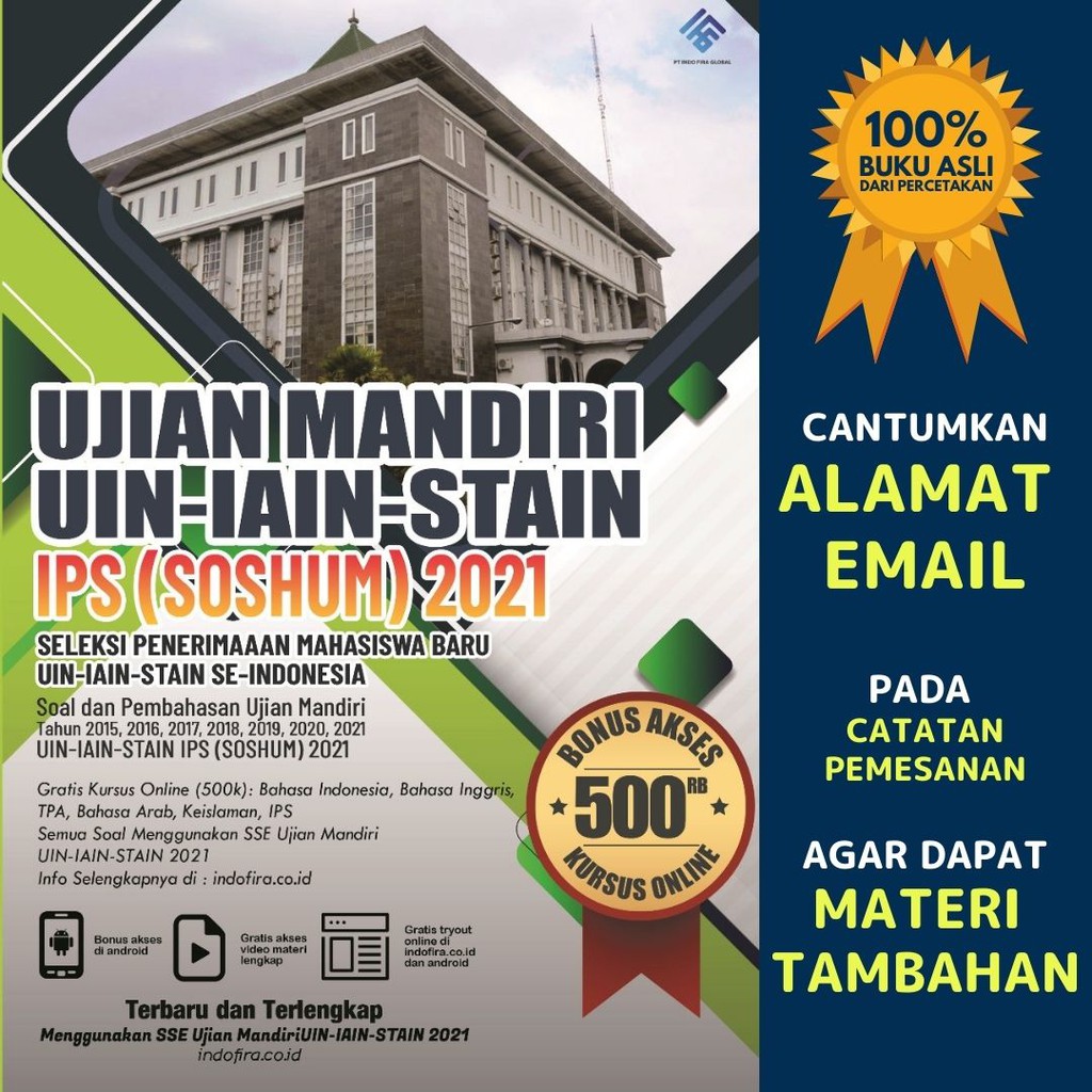  Soal  Ujian  Mandiri  Stain Kudus Dunia Sosial