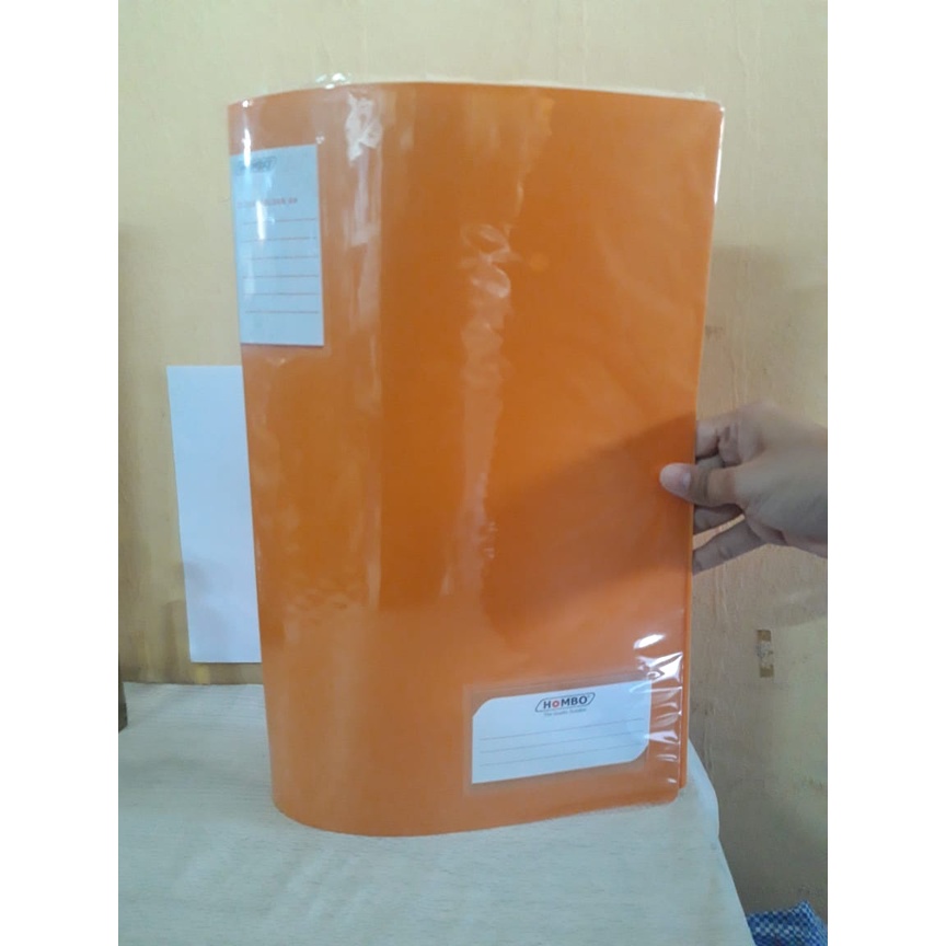 

Map Plastik/Dokumen Keeper/Folio 60 lembar Clear Holder F4 Folio Hombo - polos, Biru
