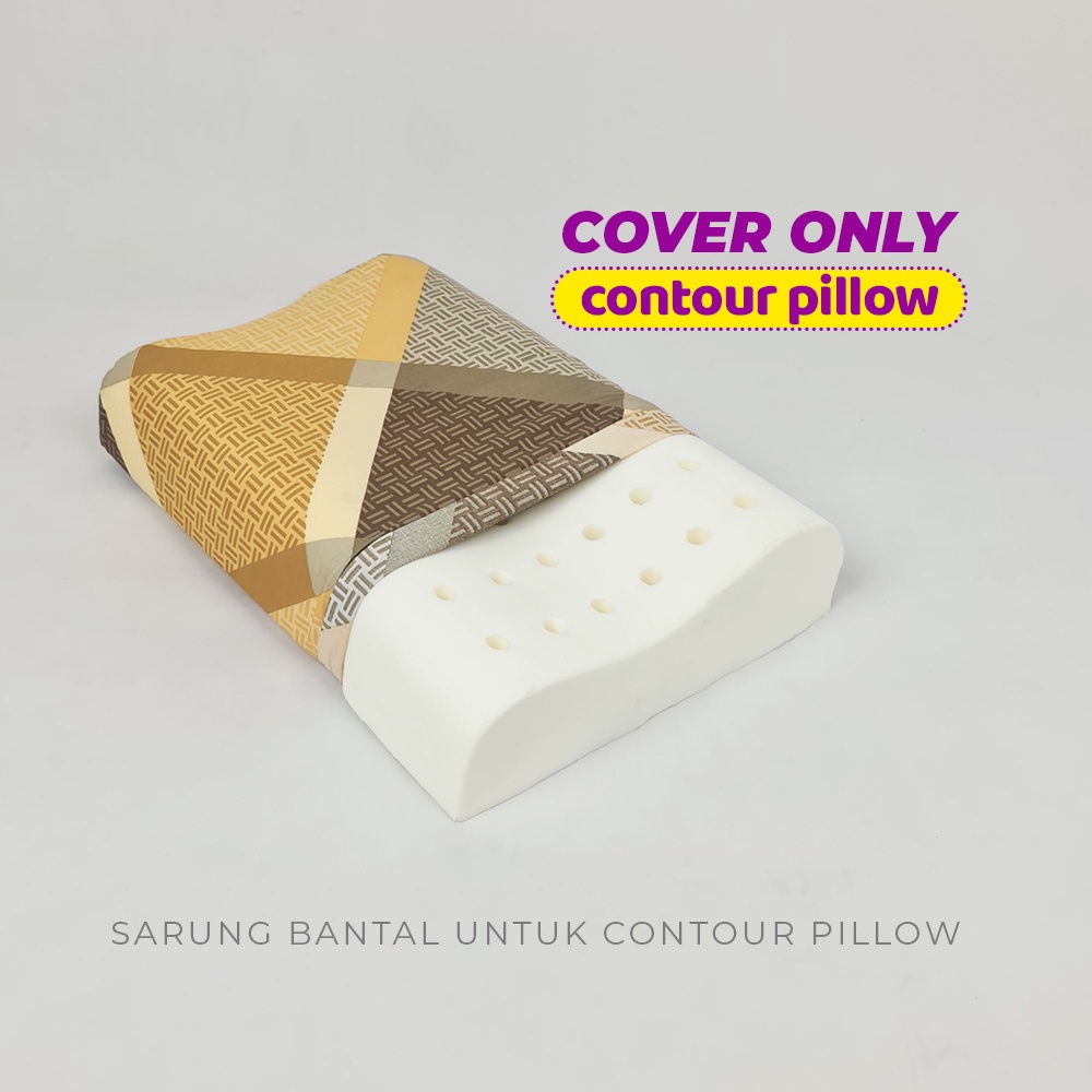 [SARUNG ONLY] Sarung Bantal tidur memory foam / Pillow Contour Cover