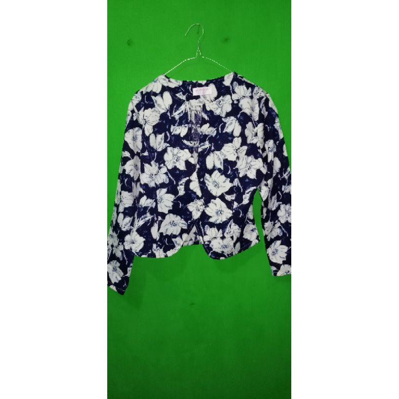 blazer bunga preloved