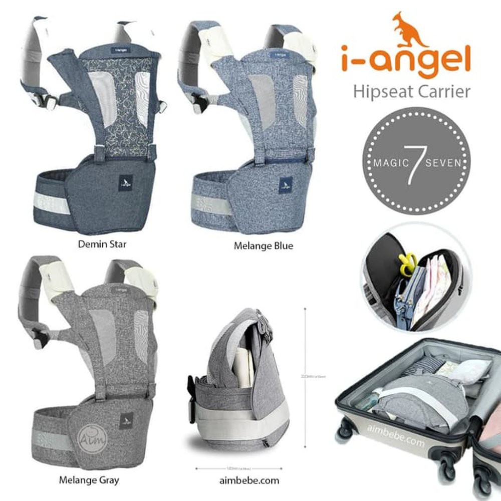 I-Angel Magic 7 Hip Seat Gendongan Bayi Terstruktur