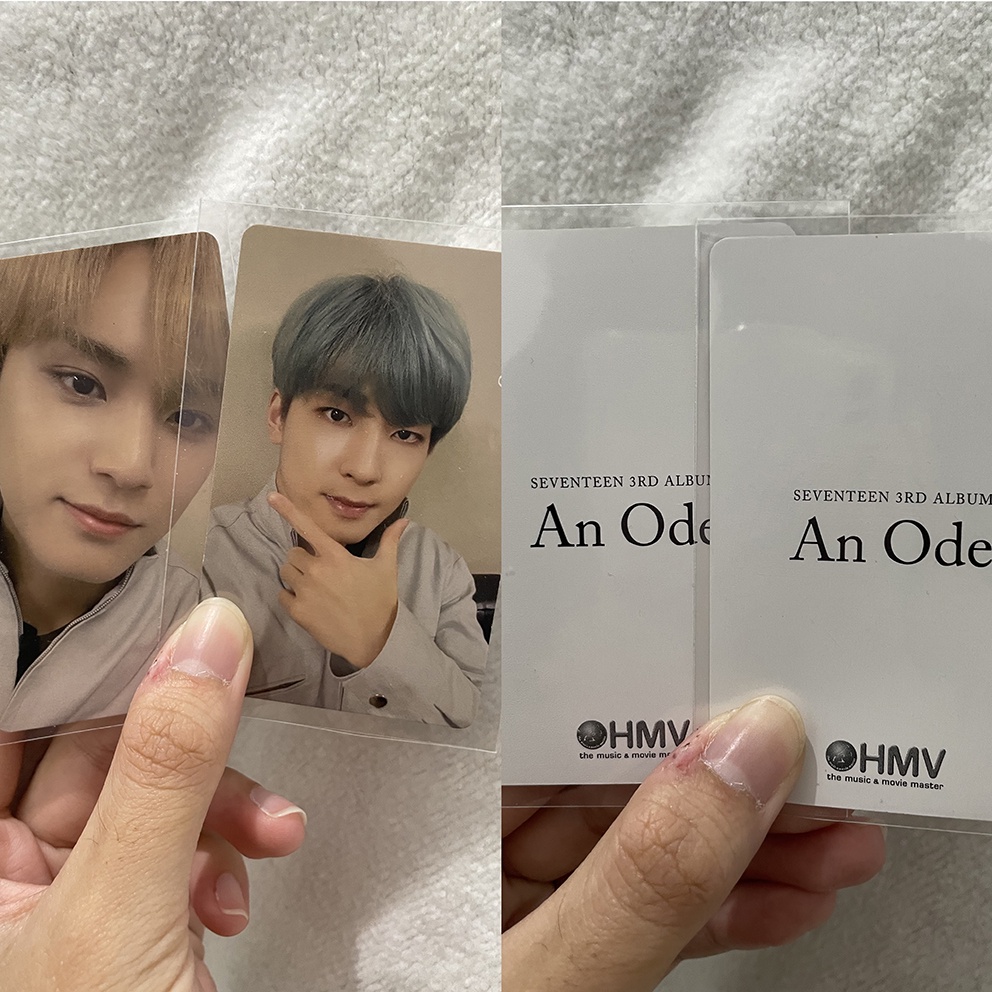 PC TC TRADING CARD OTP MEANIE MINGYU WONWOO SEVENTEEN HMV AN ODE CHRISTMAS SPECIAL