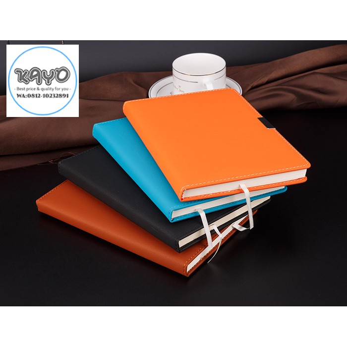 

A5 S|buku agenda bahan kulit leader, buku memo kerja, note book leadeR